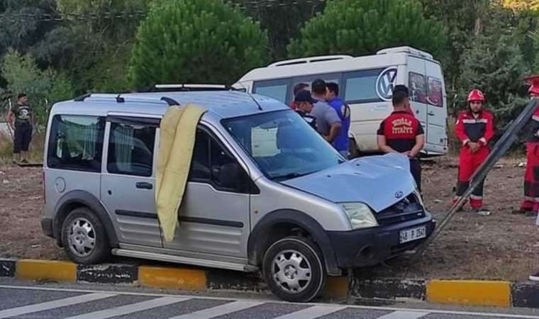 Marmaris’te ticari araç ile personel servisi çarpıştı: 1 ölü 7 yaralı