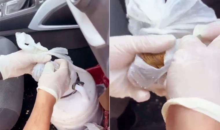 Bu da oldu... Peynir bidonu ve valizde 267 sikke ele geçirildi!