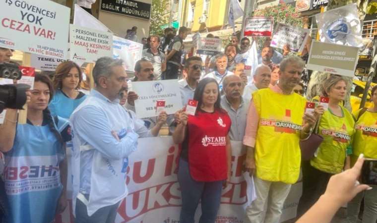 Sağlık emekçilerinden eylem: ‘Bir de ekonomik şiddet uygulamayın’