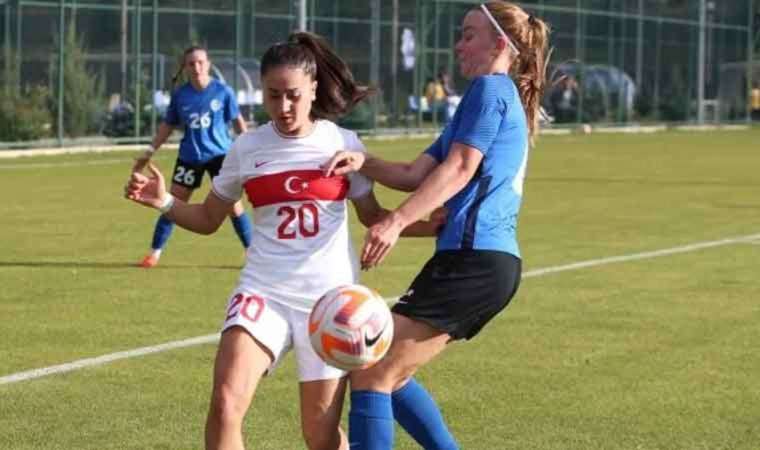 U19 Kadın Milli Takımı, Estonya'yı geçti