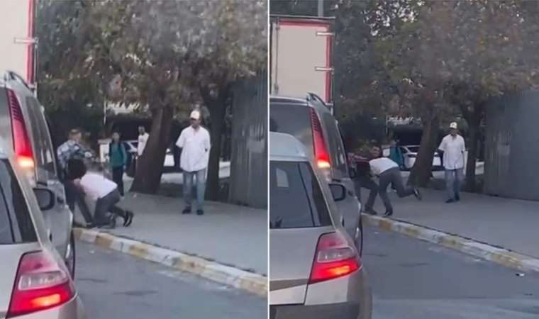 Esenyurt'ta tekmeli yumruklu 'yol verme' kavgası