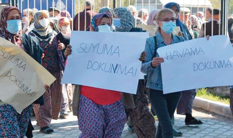 Tarlaları kurtuldu
