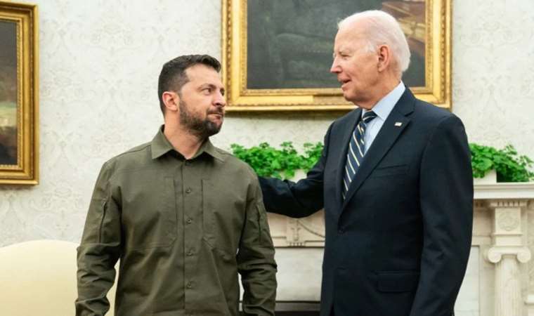 ABD Başkanı Biden, Ukrayna Devlet Başkanı Zelenski’yi Beyaz Saray’da ağırladı