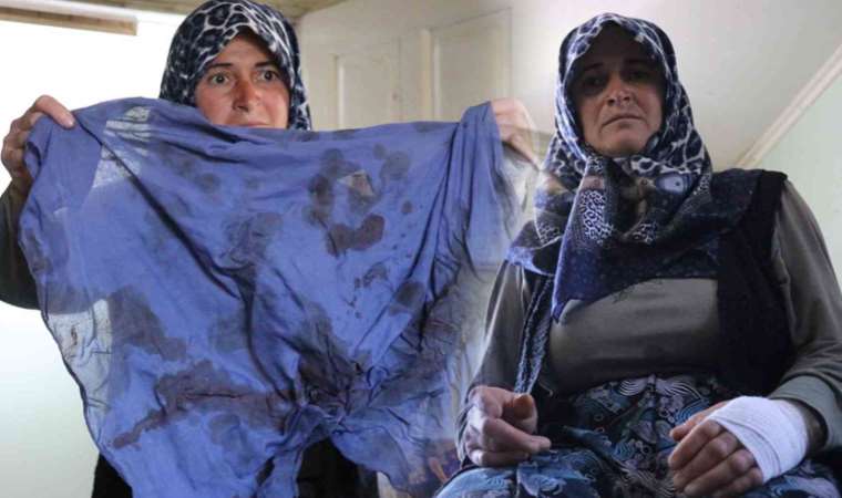 'Komşum beni darbetti' dedi, kanlı başörtüsünü göstererek yaşadığı dehşeti anlattı: 'İneklerimi gütmeye korkar oldum'