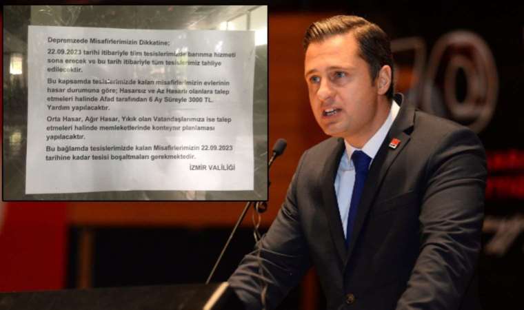 Özdere’de depremzedelerin çıkarılması Meclis gündeminde