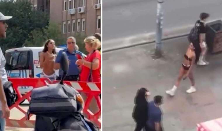 Kadıköy'de ip bikini ile gezen ünlü manken Melisa Aydınalp için karar verildi