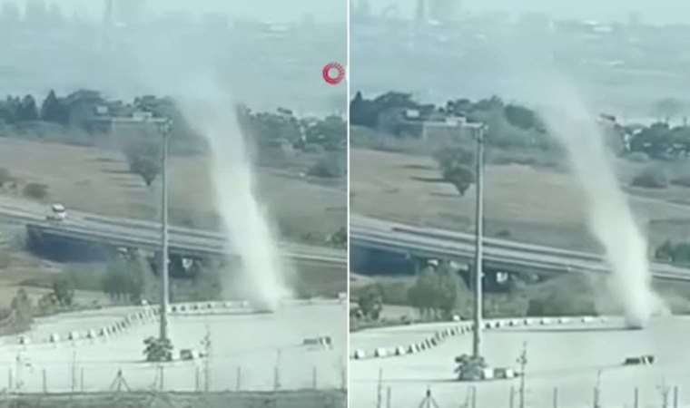 Çatalca'da hortum paniği!