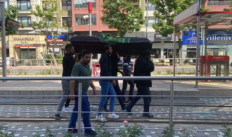 Kayseri'de tramvay kazasında ölen gencin ailesinden tabutlu tepki
