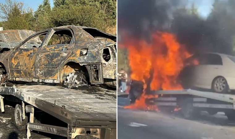 TEM’de feci kaza: Sürücü yanarak can verdi!