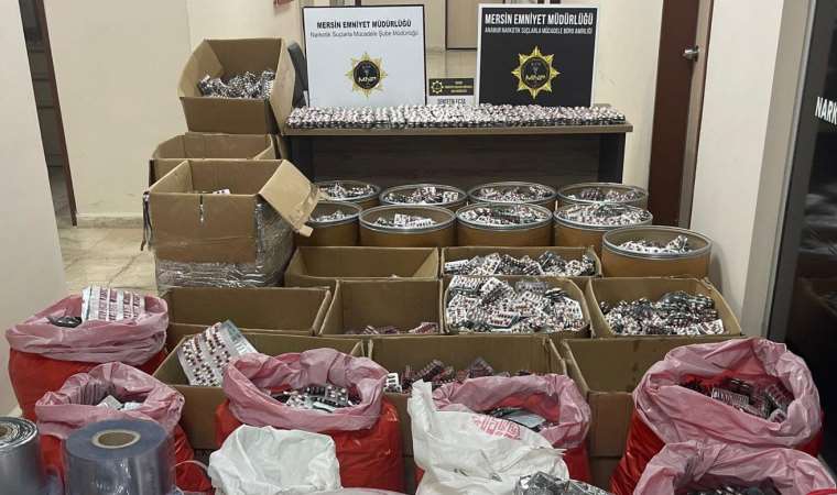 Uyuşturucu imalathanesine baskın: 439 bin hap ele geçirildi