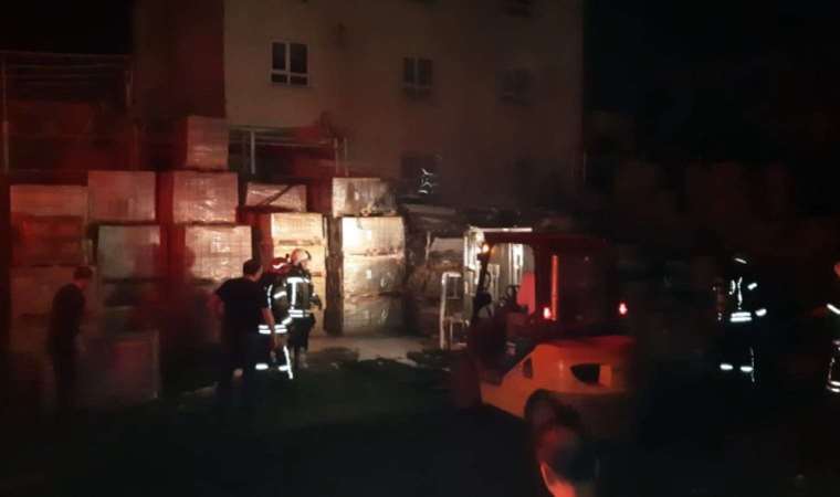 AKP'li ilçe başkanının işyerinde yangın