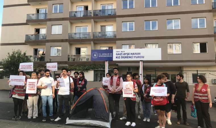 TİP İzmir’den kamp çadırlı 'barınma' eylemi