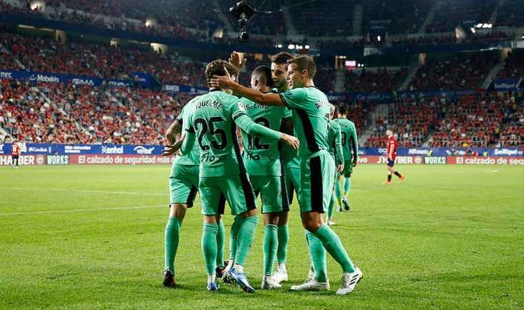 Üç kırmızılı maçta gülen Atletico Madrid