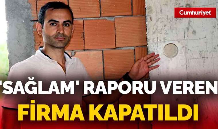 Bakanlık ruhsatlı firmanın 'uygun' dediği beton 'kullanılamaz' çıktı; binalar yıkıldı (03 Eylül 2023)