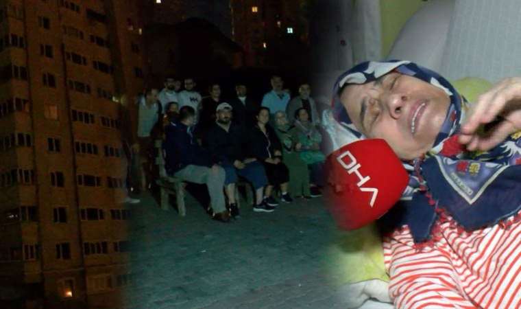 Maltepe'de yaşamın devam ettiği 'Dayanıksız site' karanlığa gömüldü