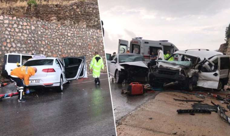 Antalya’da feci kaza! İki araç kafa kafaya birbirine girdi: 1 kişi öldü, 6 kişi yaralandı