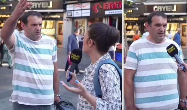 Sokak röportajında tepki çeken sözler: 'Tayyip Erdoğan'dan rica ediyorum, bu kadın haklarını ortadan kaldırsın'