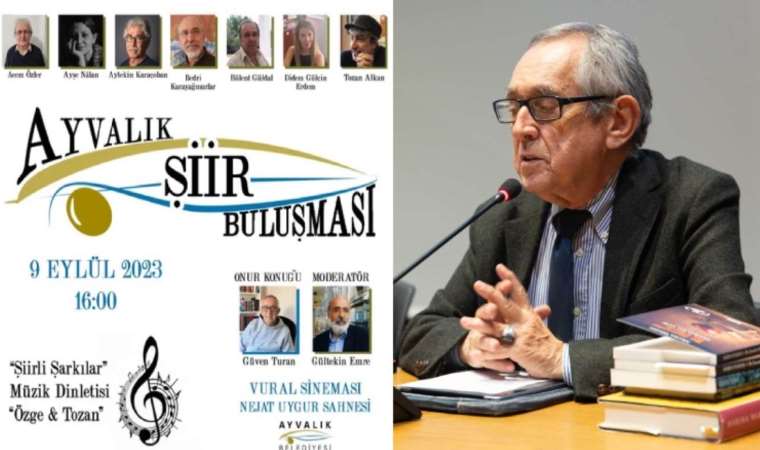 Ayvalık Şiir Buluşması’nın onur konuğu Güven Turan