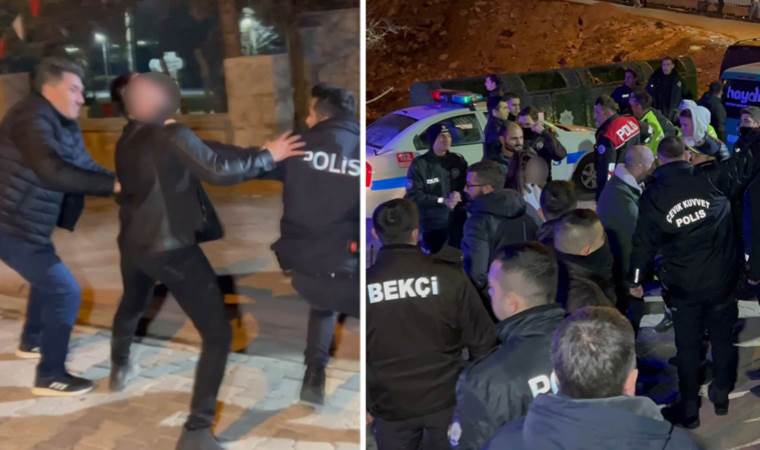 Yeni yılın ilk saatlerinde hareketli dakikalar... Aksaray'da 'Yan baktın' kavgası: 20 kişi birbirine girdi!