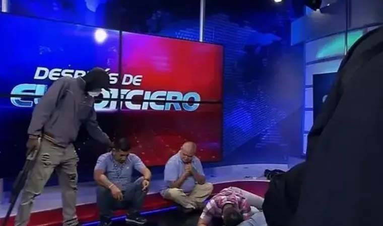 OHAL ilan edilmişti: Ekvador'da stüdyoya silahlı baskın!