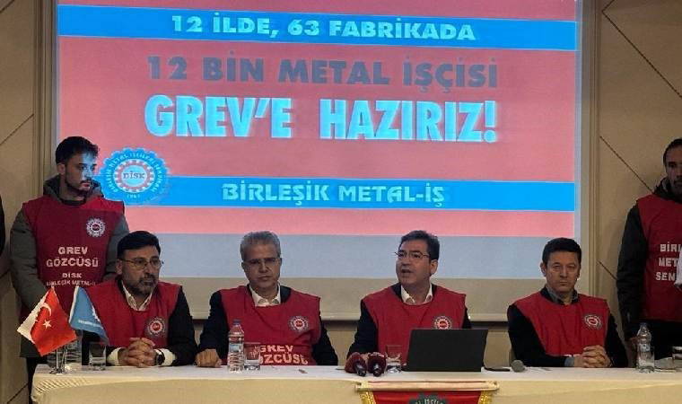 Metal sektöründe grev kararı... Birleşik Metal İş Sendikası'ndan açıklama!