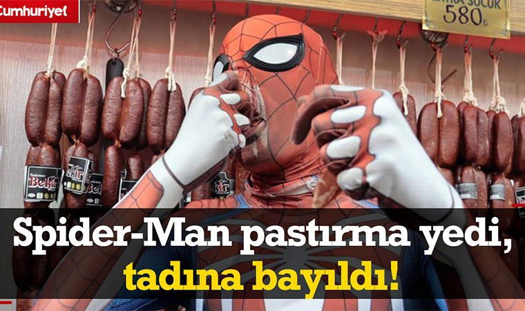 Spider-Man ilk kez pastırma yedi, tadına bayıldı
