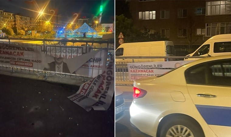 İstanbul'da CHP adayına provokasyon
