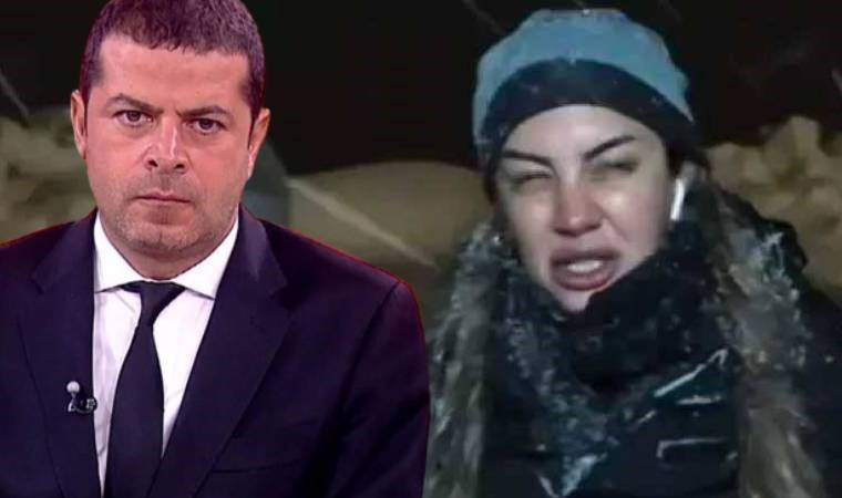 Cüneyt Özdemir'den Fulya Öztürk'e: Sen haberi anlat, kendini anlatma