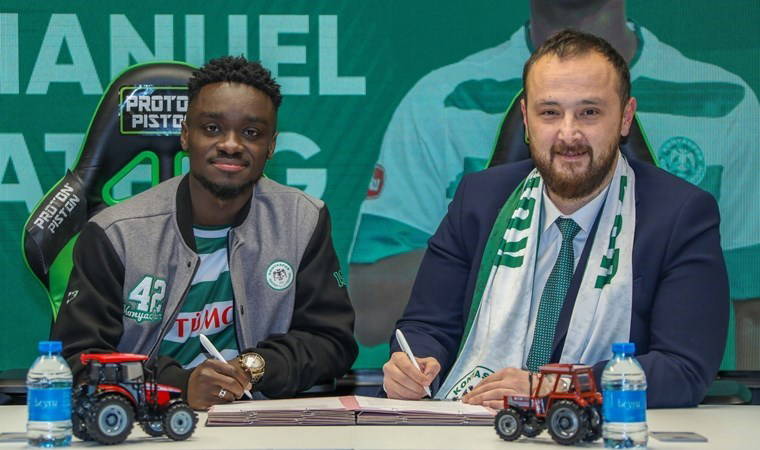 Konyaspor, Emmanuel Boateng'le sözleşme imzaladı
