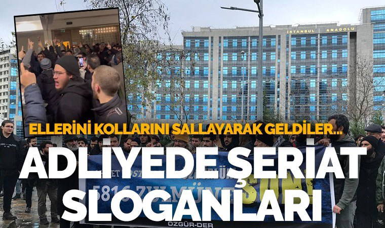 Atatürk’e hakaret eden Ahmet Bostancı'ya tahliye... Adliyede 'Yaşasın şeriat' sloganları atıldı!