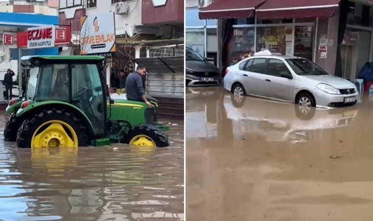 İzmir'de sağanak: Bir ilçede okullar tatil edildi