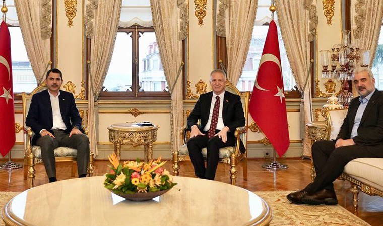 Cumhur İttifakı'nın İBB Başkan adayı Murat Kurum'dan, İstanbul Valisi Gül'e ziyaret