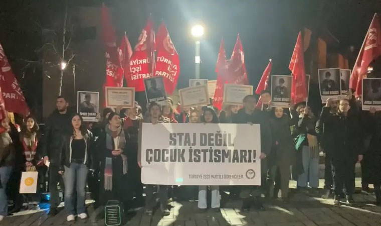 'TİP’li Öğrenciler' hayatını kaybeden stajyer öğrenci Arda Tonbul için buluştu: Yusuf Tekin’e utanç belgesi