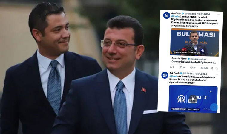 Murat Ongun'dan AA ve TRT'ye 'Kurum' tepkisi: Torpilli adaya karşı 16 milyon İstanbulluya güveniyoruz