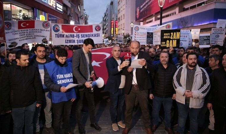 Türk Harb-İş Sendikası sokakta: