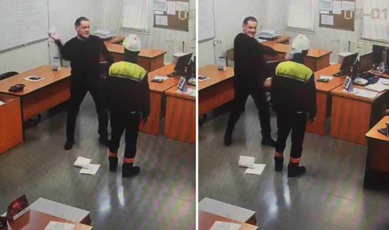Bakanlık soruşturma başlattı: İşçilerin yemek ve servisinin kesildiği fabrikada skandal görüntü! Kağıtları suratına fırlattı...