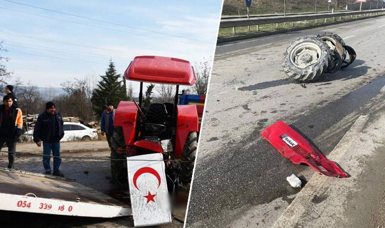 Samsun'da feci kaza! Traktör ile hafriyat kamyonu çarpıştı: 1 ölü