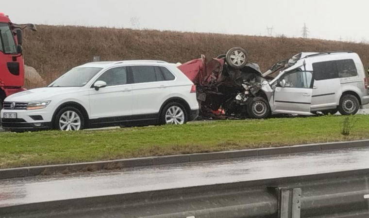 Kırklareli’nde feci kaza: 2 ölü, 1 yaralı