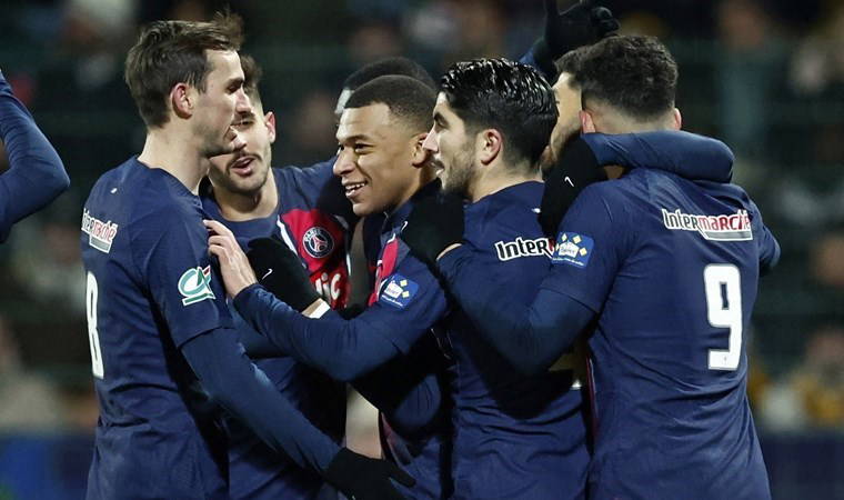 PSG Fransa Kupası'nda zorlanmadan tur atladı!