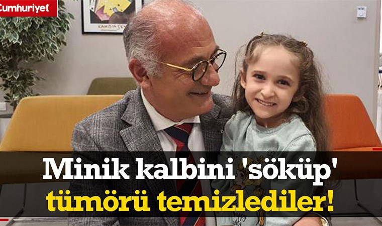Minik kalbini 'söküp' tümörü temizleyip tekrar yerleştirdiler