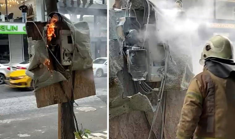 Yer: Avcılar... Binanın elektrik panosundaki patlamalar korkuttu!