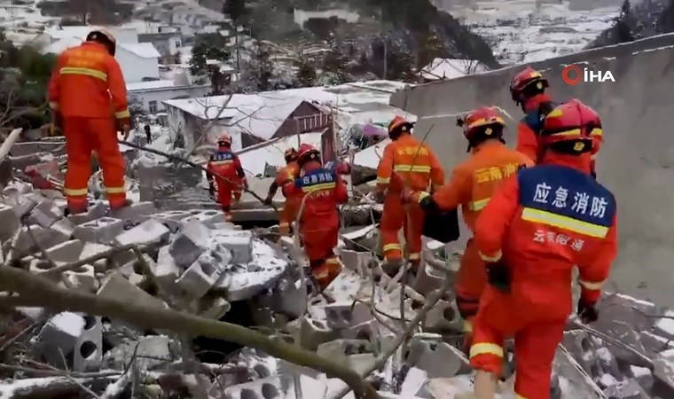 Çin’de heyelan: 47 kişi toprak altında kaldı