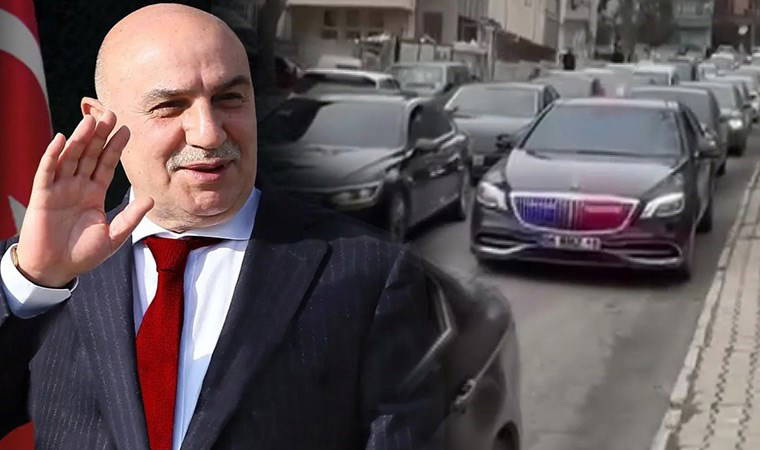 Erken başladılar... AKP Ankara Adayı Turgut Altınok'tan çakarlı araçlarla 'seçim şovu'