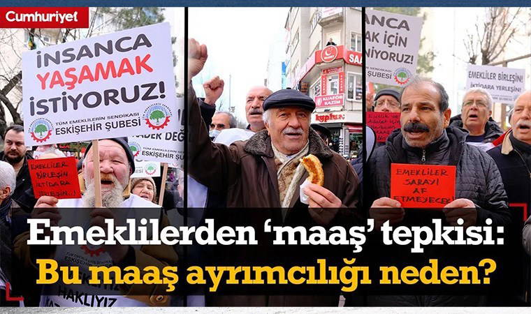 Emeklilerden 'maaş' tepkisi: Hırsızlık, sahtekârlık ve dolandırıcılık yapmadık!