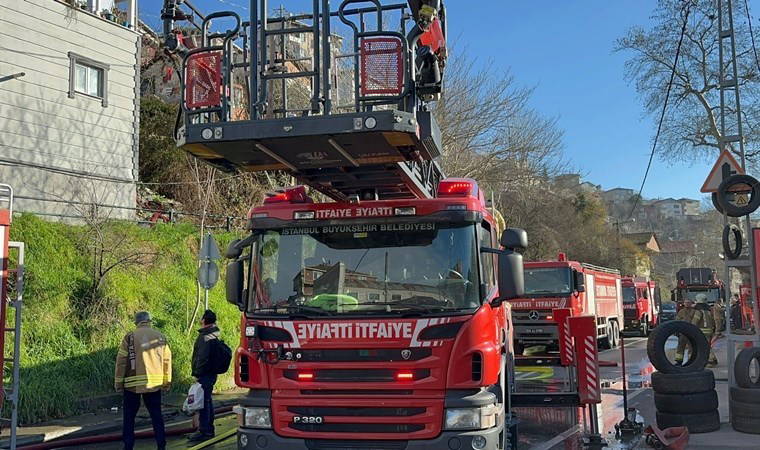 Beykoz'da korkutan yangın!