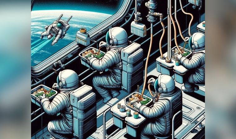Astronotlar uzayda nasıl besleniyor?