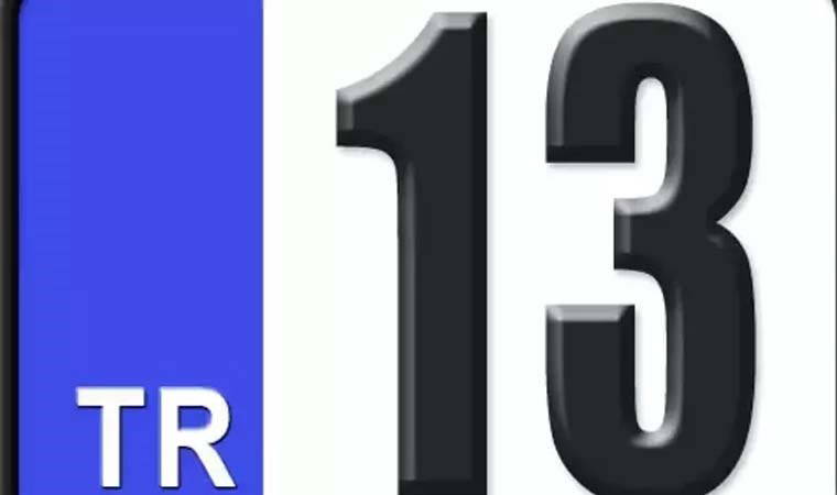 13 nerenin plakası? 13 plaka kodu hangi şehre ait?