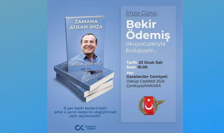 Bekir Ödemiş, Ankara'da okuyucularıyla buluşuyor