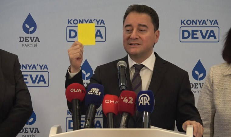 Babacan'dan 'yerel seçim' çıkışı: Hükümete de sarı kart gösteriyoruz