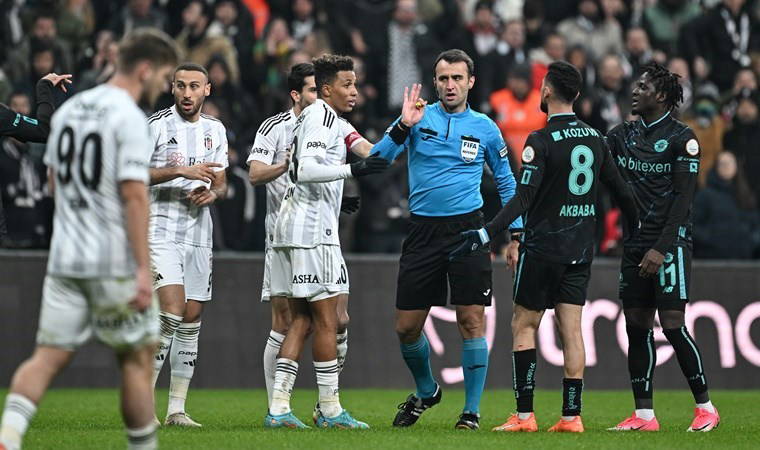 Beşiktaş'tan hakem tepkisi: 'Maçtan kareler'